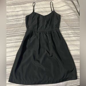 J. Crew Black Slip Mini Dress for Cocktail Nights